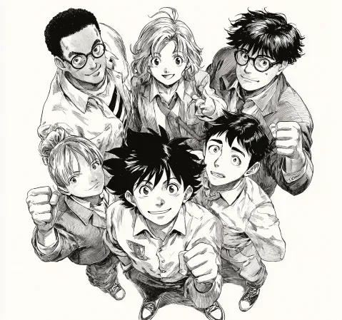 职场成长题材漫画封面